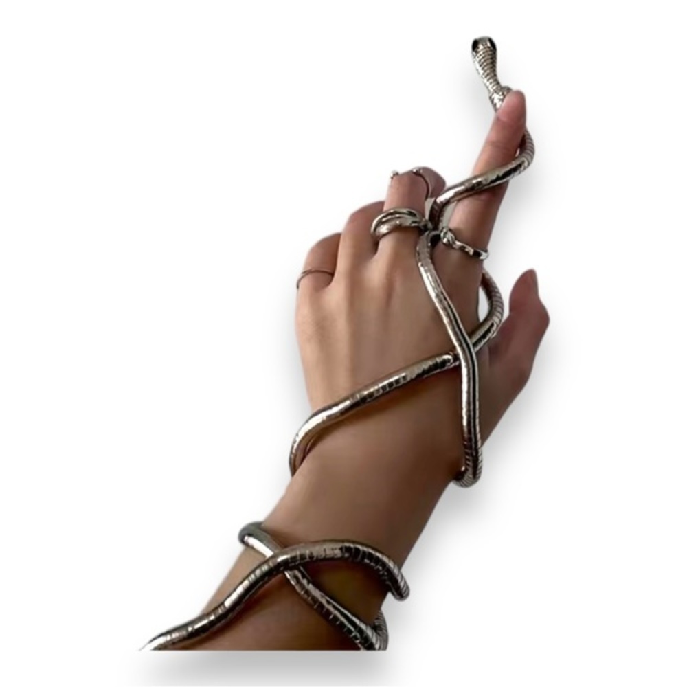 🆕 Serpent Snake Necklace Fully Reticulating - Picture 4 of 6